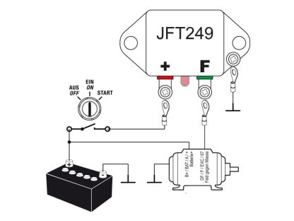 24 Volt Generátor  JF2314