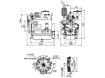 K4102D diesel engine