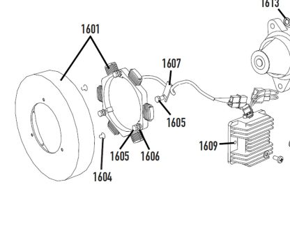 420 Diesel engine charging coil 12V