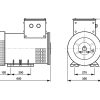 12 kW three-phase synchronous generator