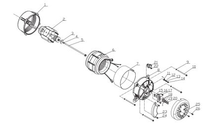 KT-6 synchronous generator