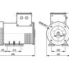 50kW brush alternator